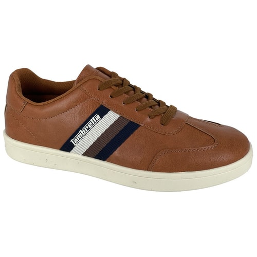 Lambretta Casual Lace Up Trainer Tan